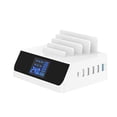 thumbnail image 1 of Cargador Usb Inteligente Universal 6 Puertos De Salida Pd45W Convertidor De Carga Rápida Usb Pantalla Adaptador De Carga Usb sonducket EL014028-01, 1 of 5