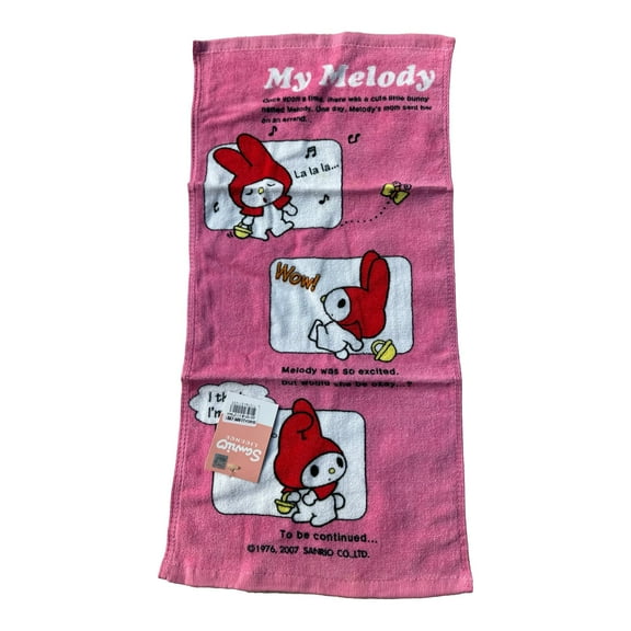 Red Hat Sanrio My Melody Towel - 2 pc Hand Towel - Wash Towels