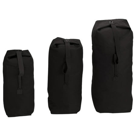 Rothco Heavyweight Top Load Canvas Duffle Bag 21 X 36 Black