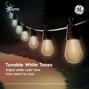 GE Cync 24ft Café Lights Dynamic Effects Smart LED Color Changing Patio String Lights