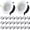White-4 Inch-24, variant on Round Exhaust Vent White 4 Inch 8 Count For Home Bathroom Office Kitchen
