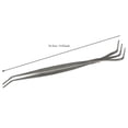 thumbnail image 4 of 2 in 1 Bonsai Root Rake Stainless Steel Garden Tweezers Garden Tool, 4 of 4