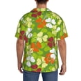 thumbnail image 5 of Sigee St. Patrick's Day3 Print Men's Shirts Casual Button Down Short Sleeve Summer Beach Shirt Hawaiian Vacation Shirts Tee Shirt-Medium, 5 of 7