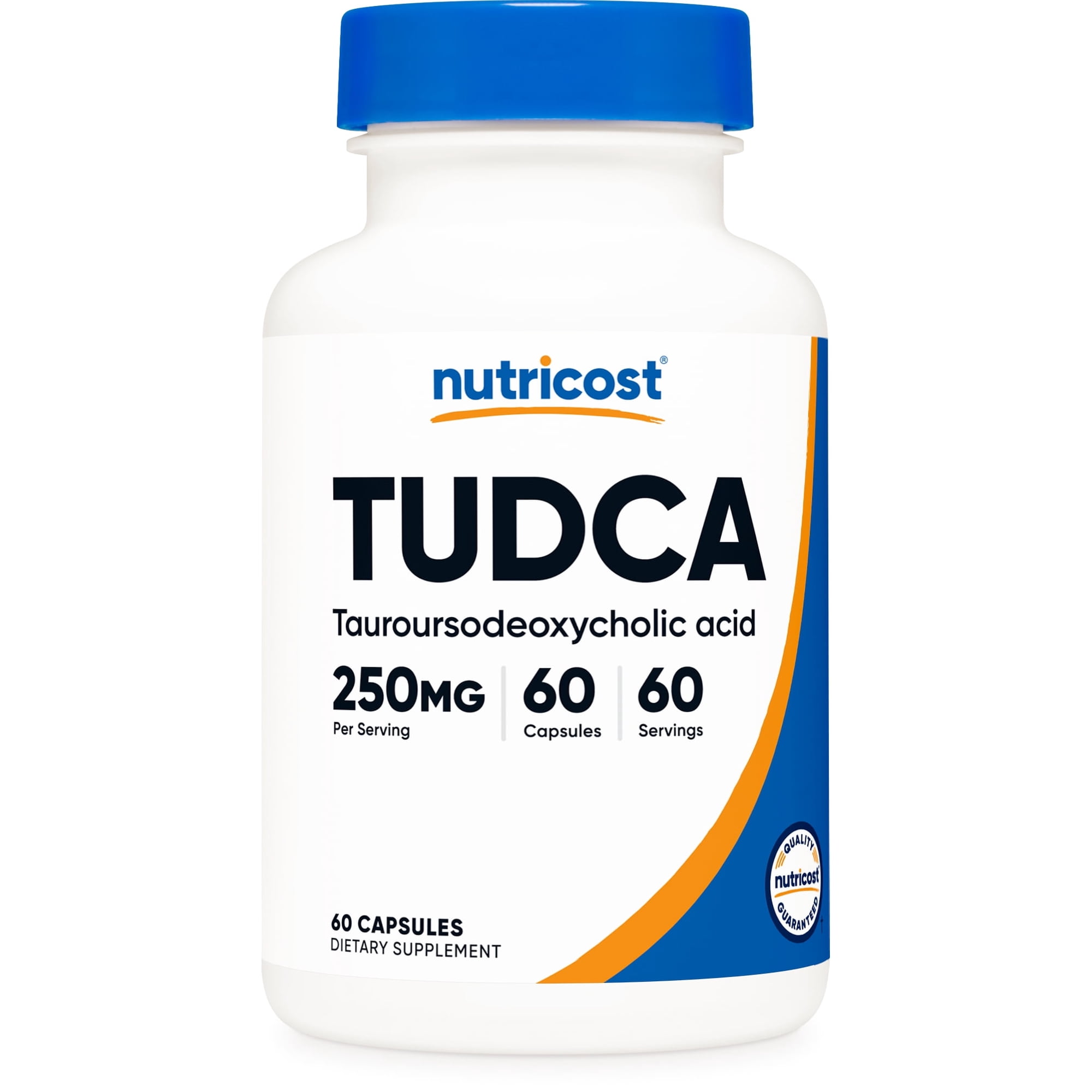 Nutricost Tudca 250mg, 60 Capsules (Tauroursodeoxycholic Acid) - Gluten Free, Non-GMO Supplement