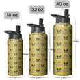 thumbnail image 5 of Paw Print Design Stainless Steel Water Bottle - Double Walled Copper Layer Technology with 360° Leakproof Seal for Sports & Outdoor use。, 5 of 6