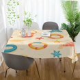 thumbnail image 3 of Yayeee Tablecloths 60" x 60" Rectangle Wrinkle Resistant Party Table Cover, Beach Pattern, 3 of 8