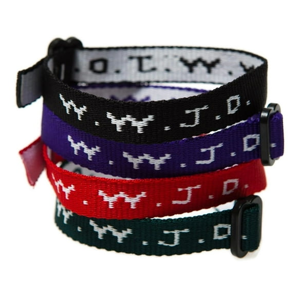 Adjustable W.W.J.D Bracelets, 12 per pkg.