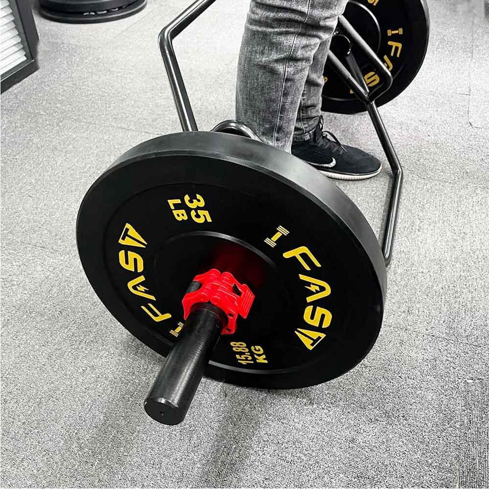Exercise Equipment Olympic Bumper Weight Plates, Rubber Plate with 2-Inch Steel Insert Rubberized Weightlifting Barbell Plates 35LB, Pairs or Sets,Workout Equipment