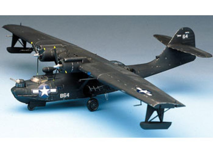 Academy 12487 Consolidated PBY5A 'Black Cat' 1/72 Scale Plastic Model