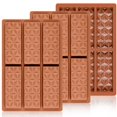 thumbnail image 1 of Molde para barras de chocolate Primary Deep Dubai Break Apart de silicona, 1 of 6