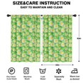 thumbnail image 2 of Blackout Kids Curtains,Green Daisy Flower Floral Pattern Childrens Insulated Curtains Set Of 2,Bedroom Essentials,Toddler Room Decor 42"x63", 2 of 5