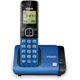 thumbnail image 1 of Teléfono DECT 6.0 con base para identificación de llamadas y llamada en pera, Azul/Negro, 1 of 5