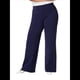 thumbnail image 2 of Pantalones de Vestir de Pierna para Mujer, de Cintura Alta, Elásticos, para Trabajo, Oficina, Negocios, Informales, con Bolsillos. Azul Marino XXXL, 2 of 6