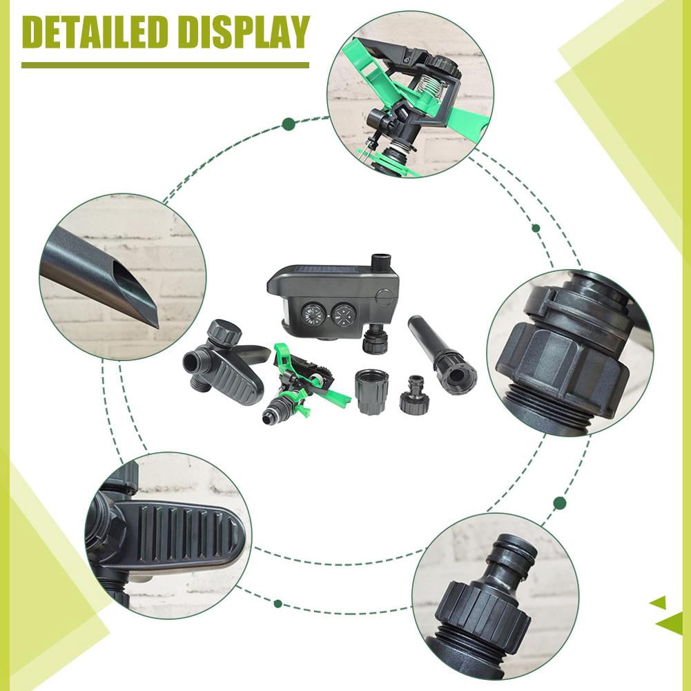 Motion Activated Sprinkler Animal Deterrent for Cat, Dog, Bird & Deer - Solar Powered Motion Sprinkler with 1000 Sq. Ft Coverage - Automatic Garden Protection for Yard, Lawn & Farmland