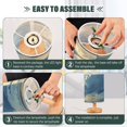 thumbnail image 4 of Beach Table Lamp for Desk Nightstand Lamp with USB Modern Gifts for Bedroom Living Room Kids Room, 4 of 7