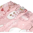thumbnail image 3 of FREEAMG Cartoon Snowman Pink Shower Curtain - 72x72 Inch Waterproof Fabric Shower Curtains with 12 Hooks - Modern Home Bathroom Hotel Spa Decorations, 3 of 5