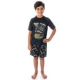thumbnail image 5 of Monster Jam Boys' Skull Throttle Monster Truck Shirt And Shorts Pajama Set, 5 of 7