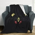 thumbnail image 2 of Pokemon Eevee Umbreon Throw Blanket Cute Flannel for Boys Girls Men Women, 2 of 7