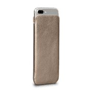 SENA UltraSlim Classic Leather Sleeve for iPhone 8 Plus, 7 Plus, 6 Plus Gold - SFD20202GBUS
