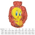 thumbnail image 2 of Looney Tunes Tweety Hoodie 3D Print Pullover Hooded Long Sleeve Sweatshirts Tops Blouse with Pocket for Mens Womens, 2 of 7