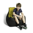 thumbnail image 5 of Jaxx Pixel Gamer Chair - Game Room / Home Theater Bean Bag Chair, Yellow, 5 of 7