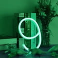 thumbnail image 2 of LINLIN Neon Sign, Letter Neon Signs Neon Alphabet Light Light Up LED Letters Lights Light Up Marquee Letters Lights Battery USB Green, 2 of 5