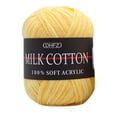 thumbnail image 4 of Advancent 50g/bola colorida de 3 capas de hilo hecho a mano DIY bufanda almohada manta tejer ganchillo hilo de algodón de leche Type8 NO8 Advancent CBP049464, 4 of 4