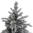 thumbnail image 4 of Northlight Real Touch™️ Medium Saratoga Spruce Flocked Artificial Christmas Tree - Unlit - 7.5', 4 of 8
