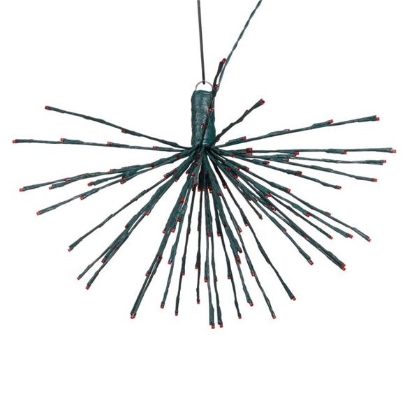 Vickerman X21G163 24 x 20 in. 160 Starburst LED Wide Angle Light, Green & Red