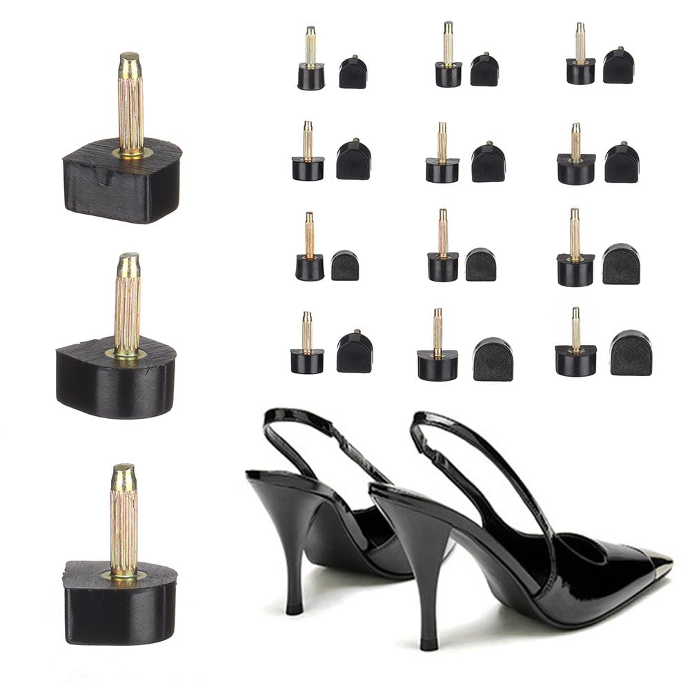 10pcs Women High Heel Nails Shoe Repair Heel Stoppers Protect Heels Tips Stiletto Replacement High Heel Tips Taps High Heel Repair Pins 10X10MM 3MM Walmart