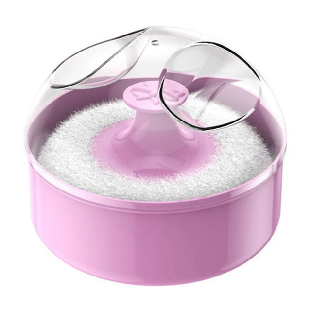 Fiudx Borla de Talco para Bebés, Suave para Rostro y Cuerpo, Cómoda Herramienta de Baño, Adorable Estuche, Uso Suave de Talco, Cuidado de Bebés y Niños Pequeños, Regalo Perfecto para Baby Shower.