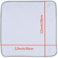 thumbnail image 2 of FRKSMD-Microfiber Dish Cloths Thick Waffle Weave Kitchen Dish Rags Ultra Absorbent Dishcloths 12inch x 12inch 6 Pack - White, 2 of 4