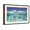 Brown Frame, variant on Art.com School of Fish, Submerged Stretched Canvas Print Wall Art, 18" x 12"