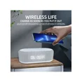 thumbnail image 3 of 3-in-1 Wireless Charging Station with Digital Alarm Clock & Night Light, 15W Fast Charger Compatible with iPhone 16 15 14 13, Samsung Galaxy, Pixel, Desk Clock with Temperature Display, 3 of 8