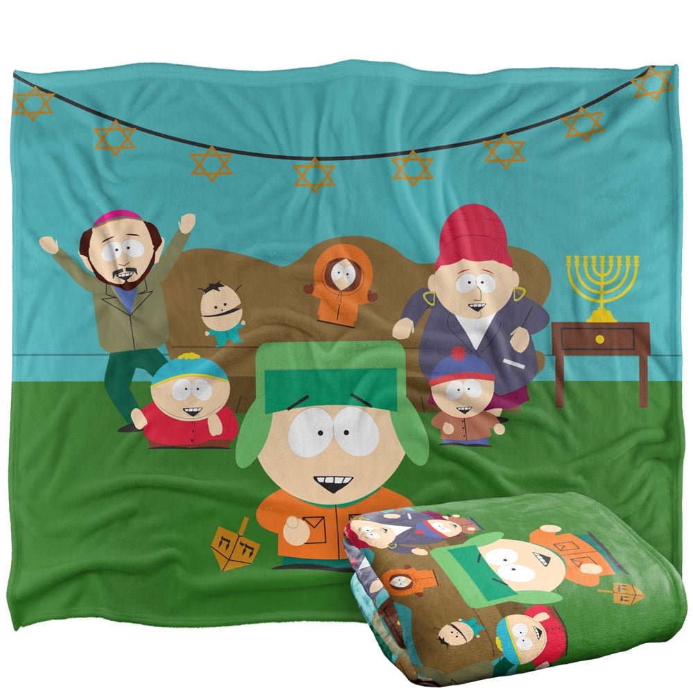 South Park Blanket, 50'x60' Kyle Hanukkah Silky Touch Super Soft Throw