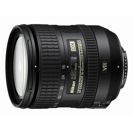 Nikon AF-S DX NIKKOR 16-85mm F/3.5-5.6G ED Vibration Reduction Zoom Lens with Auto Focus for Nikon DSLR Cameras