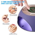 thumbnail image 2 of 120W UV LED Nail Lamp Light Dryer for Nails Gel Polish with 3 Timer Setting, Professional Nails, 2 of 3