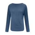 thumbnail image 5 of fatyb Women's Fall Winter Tunic Tops Basic Knit Long Sleeve Soft Sweater Lightweight Pullover Shirts, 5 of 6