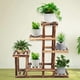 thumbnail image 1 of Plant Stand Wooden Plant Stand Flower Stand Wooden Flower Stand Wooden Plant Shelf Multi Tiers Wooden Plant Stand Balcony Garden Flower Plant Stand Display Shelf Five Layers ANGGREK Otros, 1 of 8