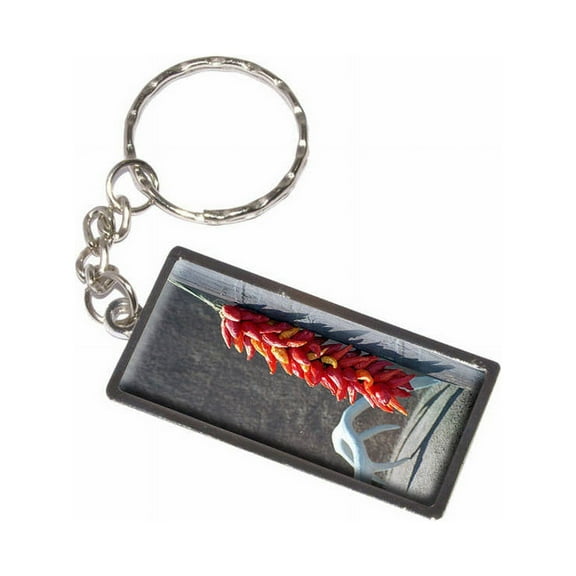 New Mexico Southwestern Red Chili Ristra Ristras Keychain Key Chain Ring