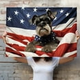 thumbnail image 4 of Miniature Schnauzer Dog 4th of July Painting Canvas, Patriot American Dog Canvas, American Flag Diamond Art Canvas,Perfect for Home Decoration Festival Gift, 4 of 4