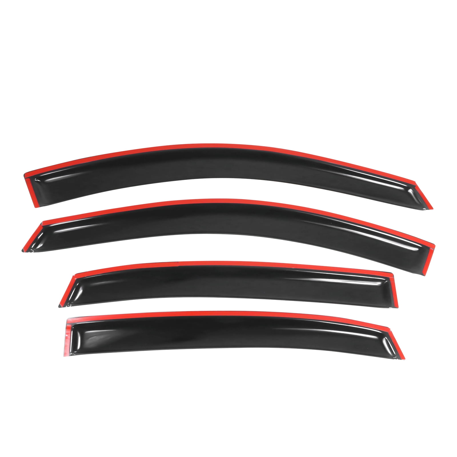 Ikon Motorsports Compatible with 06-13 Chevy Impala & 14-16 Impala Limited Sedan Acrylic Window Visors Vent Deflector Rain Guard 4Pc Set Outside Mount 2006 2007 2008 2009 2010 2011 2012 2013