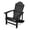 Black, variant on GONICHA Adirondack Chair,All-Weather Poly Lumber Fire Pit Chair for Patio Garden,Coffee