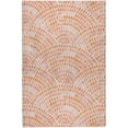 thumbnail image 2 of Addison Rugs Dream Shag Premium Machine Washable Transitional Dot Arches Peach Rectangle Rug, 5' x 7'6", 2 of 8
