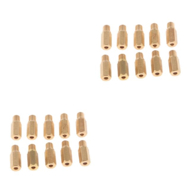 Riwesomey 10 Pieces Carburetor Main Jet Kit 194 185 190 186 200 196 195 188 198 192 Tipo 1 2piezas