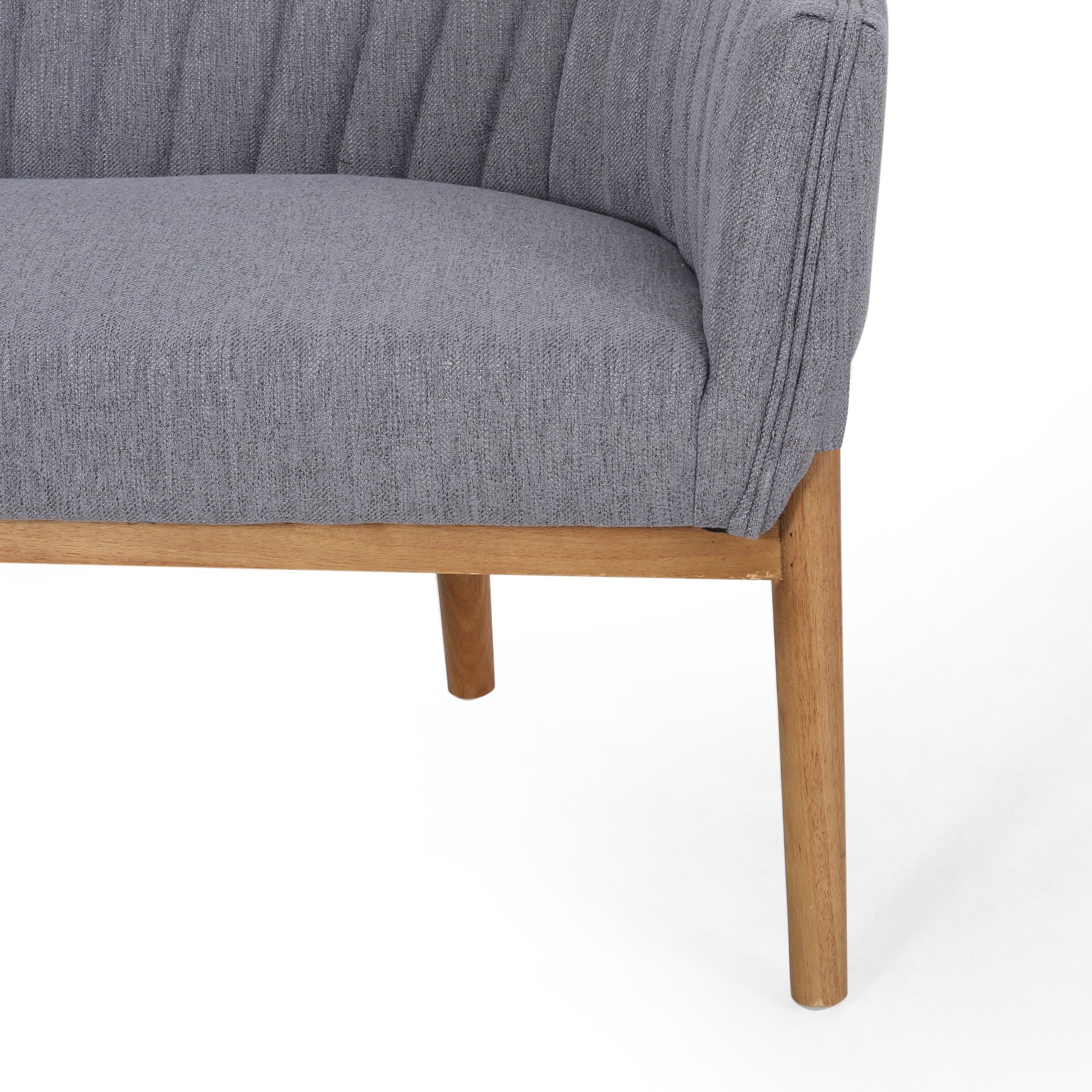 Noble House Nickolas Loveseat, Charcoal