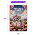 thumbnail image 5 of My Dog Is My Valentine Cute Yorkshire Terrier in Gift Box Garden Flag 12x18in Double Sided Yorkie Dog Lover Gifts Outdoor Decor - 3006, 5 of 5
