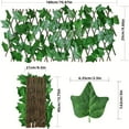 thumbnail image 5 of Utoimkio Expandable Fence Privacy Screen for Balcony Patio Outdoor Decorations,Decorative Artificial Ivy Fencing Panel Artificial Hedges, 5 of 8