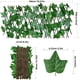 thumbnail image 5 of Valla expandible de hiedra artificial | Enrejado decorativo de pantalla de privacidad de hoja falsa | Vegetación de doble cara de polietileno resistente a los rayos UV | Uso en interiores y, 5 of 8
