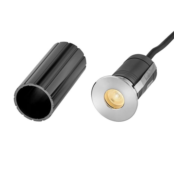 15075SS Hinkley Lighting Sparta - 2.25 Inch Dot LED - Large Round Button Light - Stainless Steel Landscaping Indicator